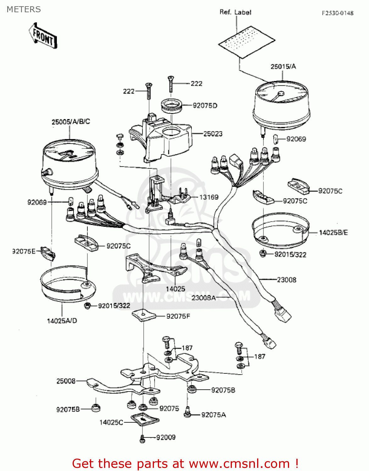 METERS KZ550F1 SPECTRE 1983 USA CALIFORNIA CANADA
