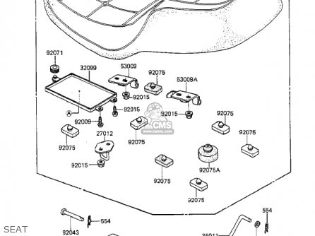 SEAT - KZ550F1 SPECTRE 1983 USA CALIFORNIA CANADA