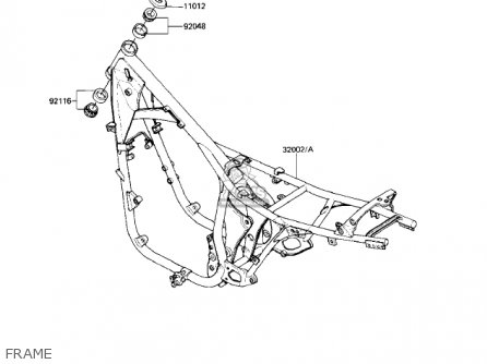 FRAME - KZ550H1 GPZ 1982 USA CANADA