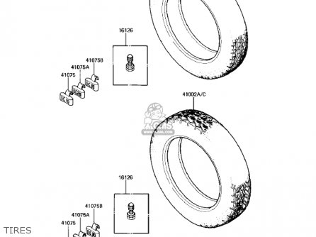 TIRES - KZ550H1 GPZ 1982 USA CANADA