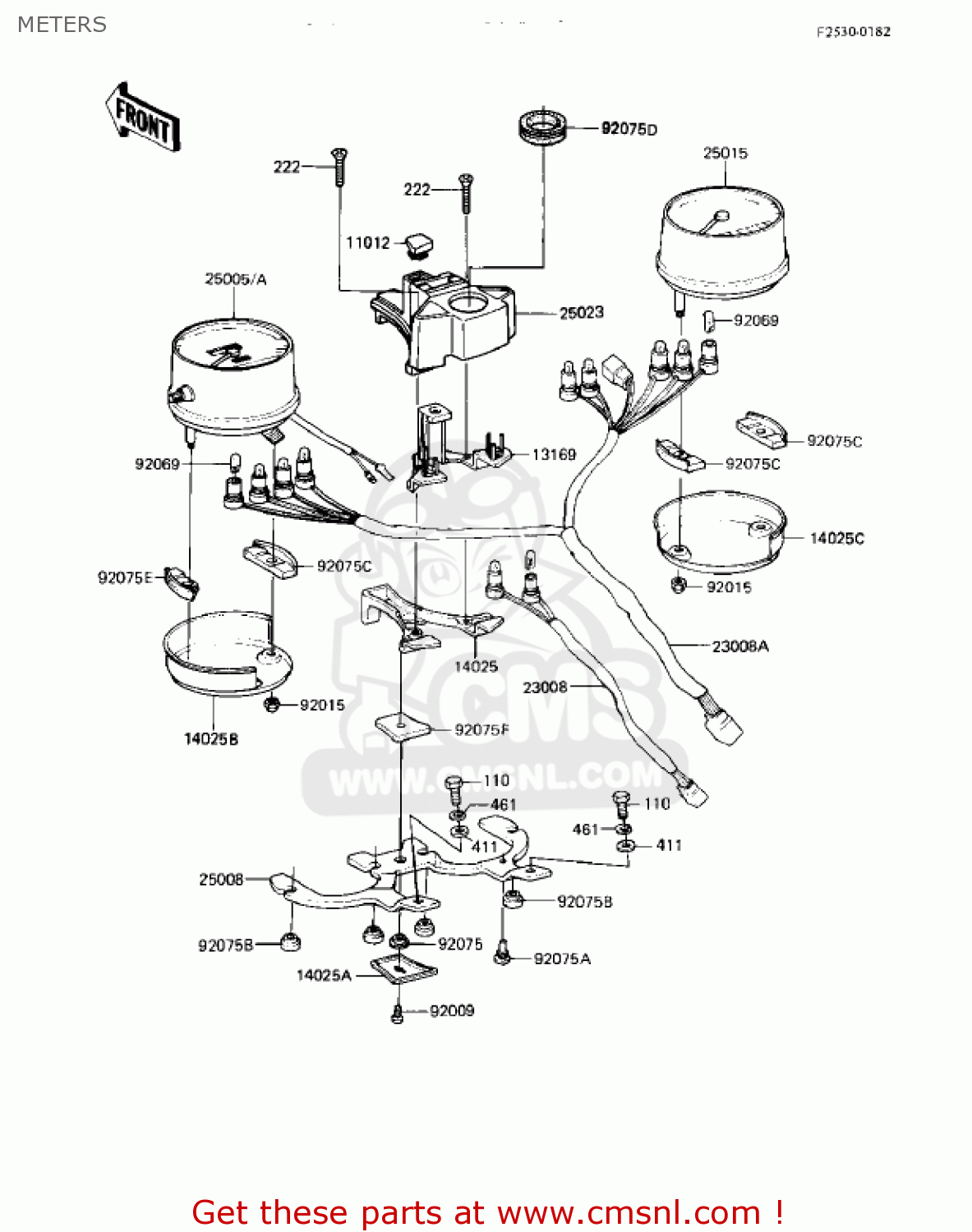 METERS KZ550M1 SHAFT 1983 USA CANADA / LTD