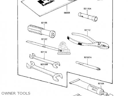 OWNER TOOLS - KZ550M1 SHAFT 1983 USA CANADA / LTD