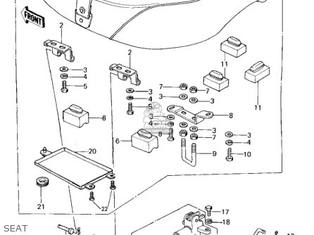 SEAT - KZ650B1 1977 USA CANADA / MPH KPH