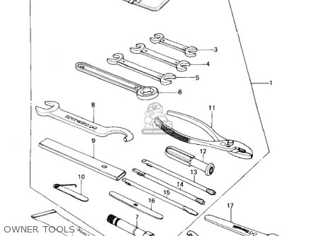 OWNER TOOLS - KZ650C2 CUSTOM 1978 USA CANADA / MPH KPH