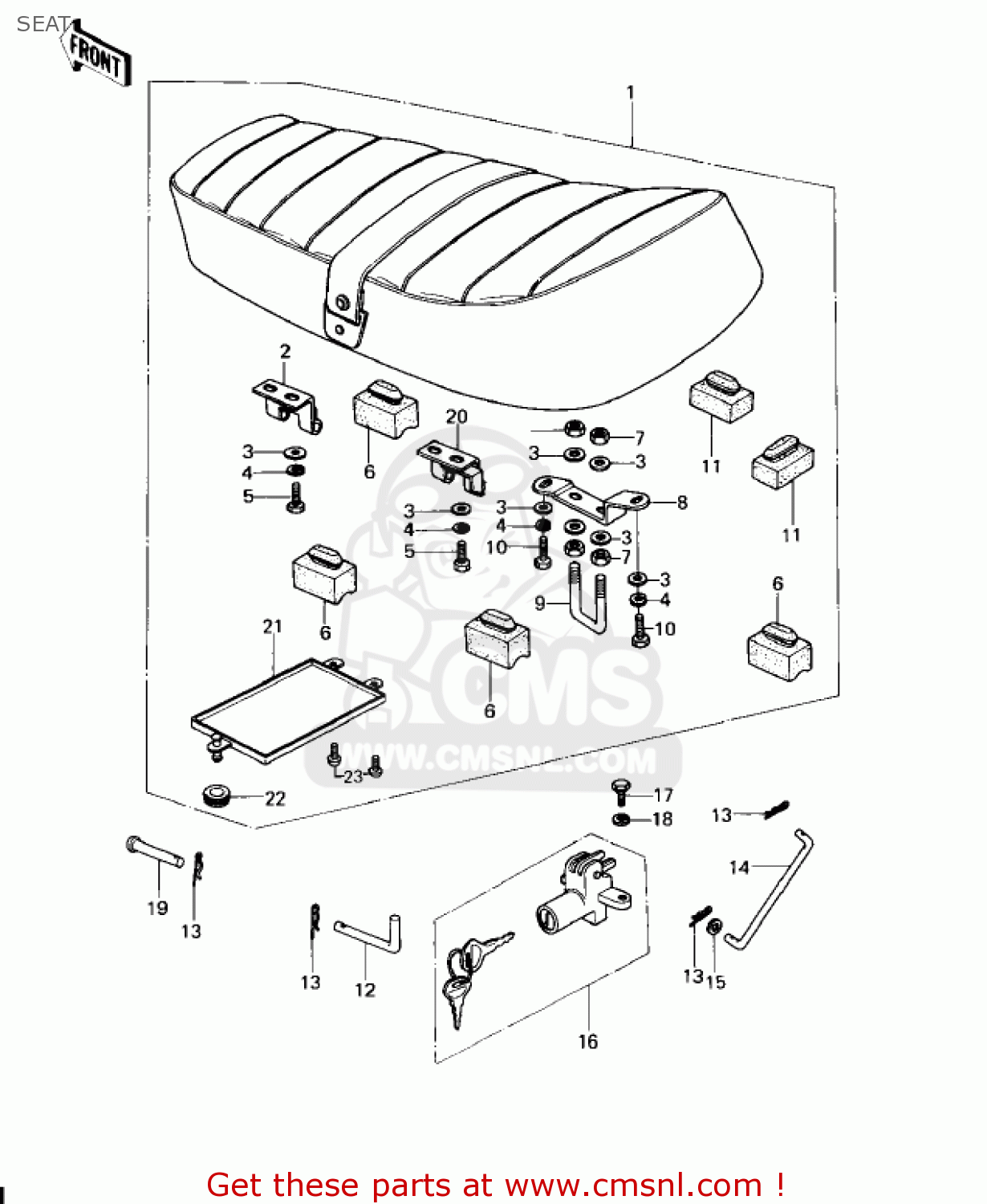 SEAT KZ650D1 SR 1978 USA CANADA