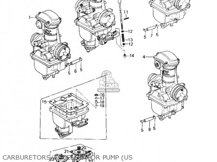 CARBURETORS/ACCELERATOR PUMP (US - KZ650D1 SR 1978 USA CANADA