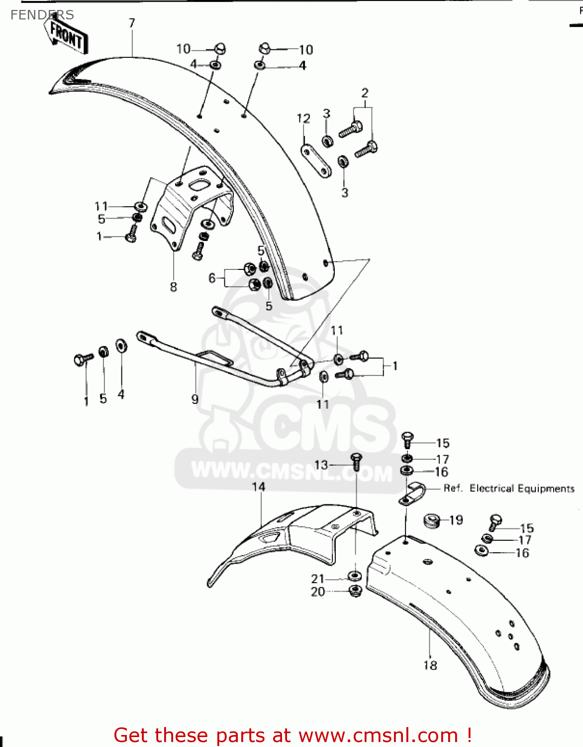 FENDERS KZ650E1 LTD 1980 USA / MPH