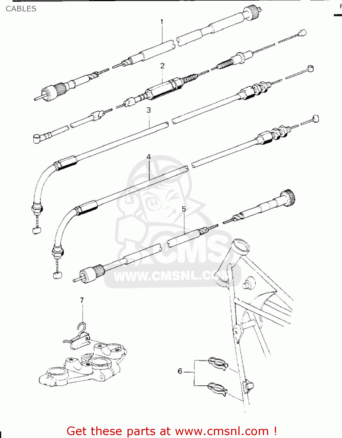 CABLES KZ650E1 LTD 1980 USA / MPH