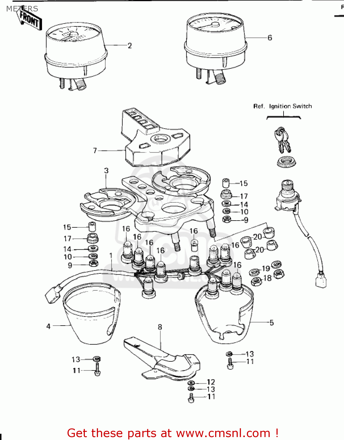 METERS KZ650E1 LTD 1980 USA / MPH