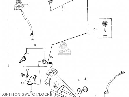 IGNITION SWITCH/LOCKS - KZ650E1 LTD 1980 USA / MPH