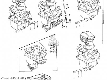 ACCELERATOR PUMP - KZ650E1 LTD 1980 USA / MPH