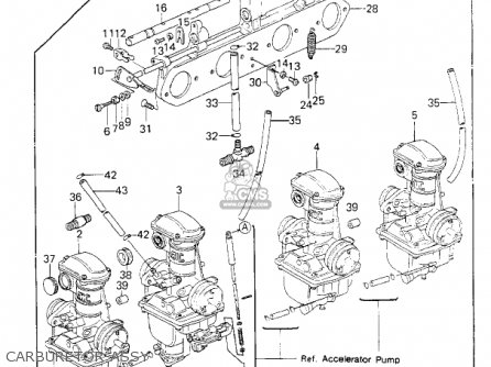 CARBURETOR ASSY - KZ650E1 LTD 1980 USA / MPH