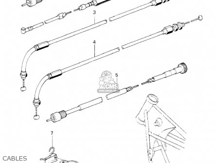 CABLES - KZ650E1 LTD 1980 USA / MPH