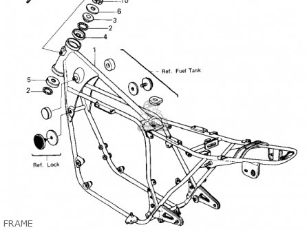 FRAME - KZ650E1 LTD 1980 USA / MPH