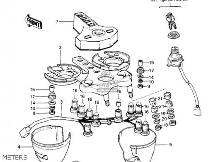 METERS - KZ650F1 1980 USA CANADA