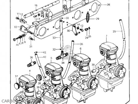 CARBURETOR ASSY - KZ650F1 1980 USA CANADA