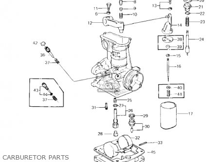 CARBURETOR PARTS - KZ650F1 1980 USA CANADA