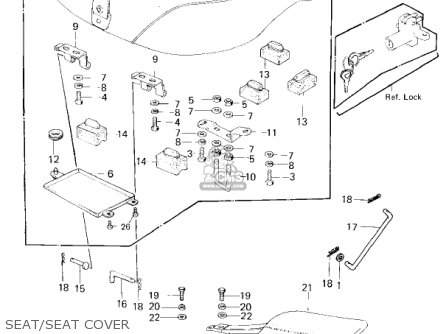 SEAT/SEAT COVER - KZ650F1 1980 USA CANADA