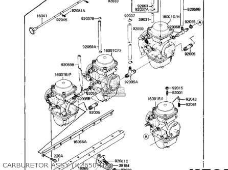 CARBURETOR ASSY (KZ650-H2) - KZ650H2 CSR 1982 USA CANADA
