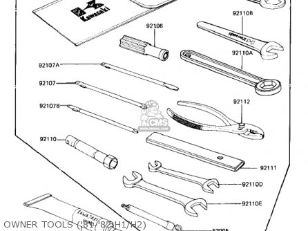 OWNER TOOLS ('81-'82 H1/H2) - KZ650H3 CSR 1983 USA CANADA