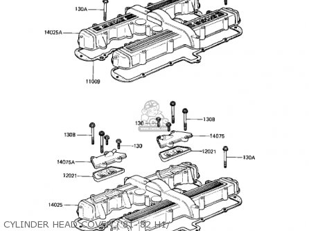 CYLINDER HEAD COVER ('81-'82 H1/ - KZ650H3 CSR 1983 USA CANADA