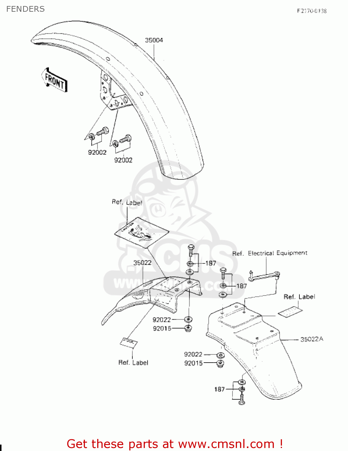 FENDERS KZ700A1 1984 USA CALIFORNIA