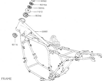 FRAME - KZ700A1 1984 USA CALIFORNIA
