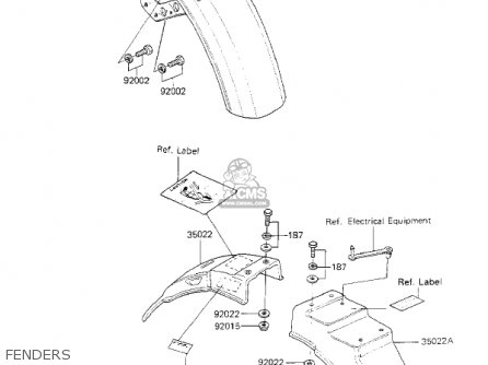 FENDERS - KZ700A1 1984 USA CALIFORNIA