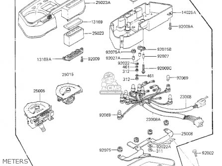 METERS - KZ700A1 1984 USA CALIFORNIA