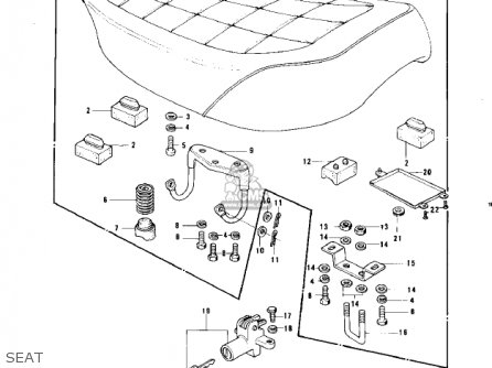 SEAT - KZ750B4 1979 USA CANADA / MPH KPH
