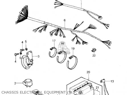 CHASSIS ELECTRICAL EQUIPMENT ('8 - KZ750E1 1980 USA CANADA