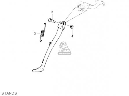STANDS - KZ750G1 1980 USA CANADA / LTDII MPH KPH