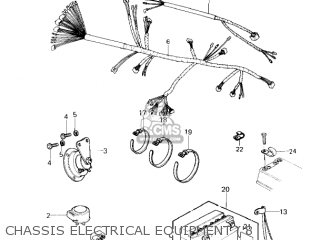 CHASSIS ELECTRICAL EQUIPMENT ('8 - KZ750H2 1981 USA CANADA / LTD