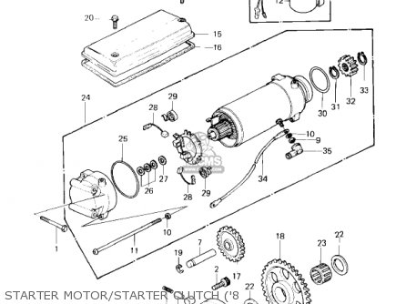 Kawasaki KZ750H3 1982 USA CANADA / LTD parts lists and schematics