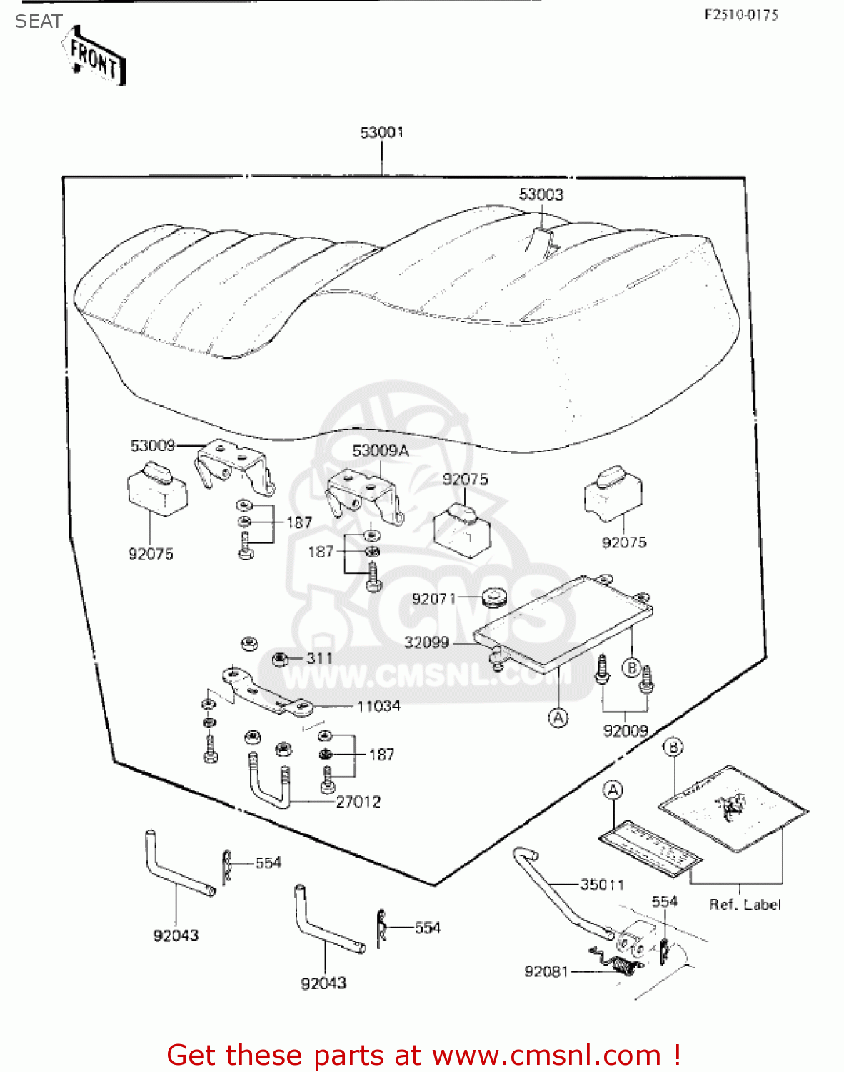 SEAT KZ750K1 1983 USA CANADA / LTD BELT DRIVE