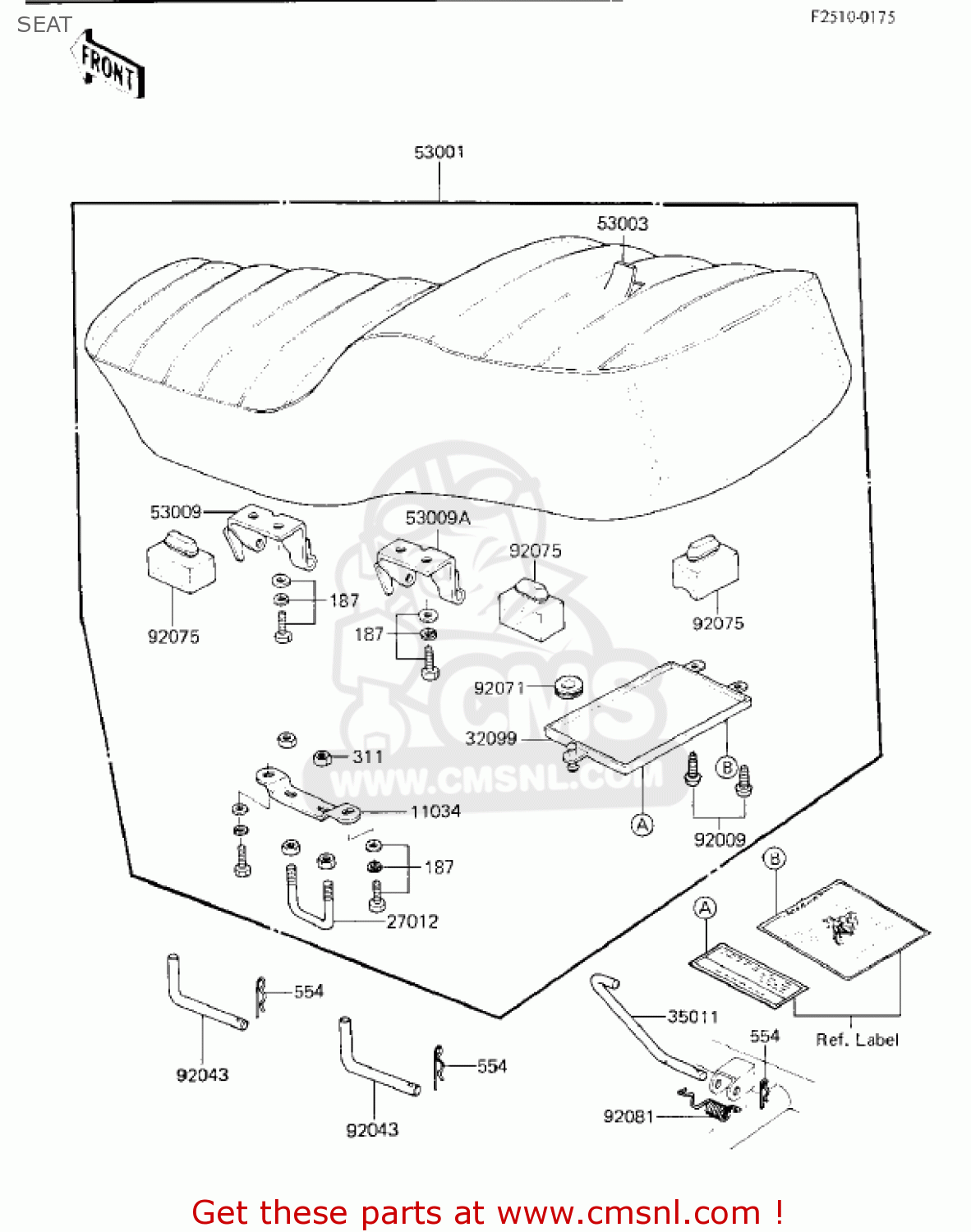 SEAT KZ750K2 1984 USA CANADA