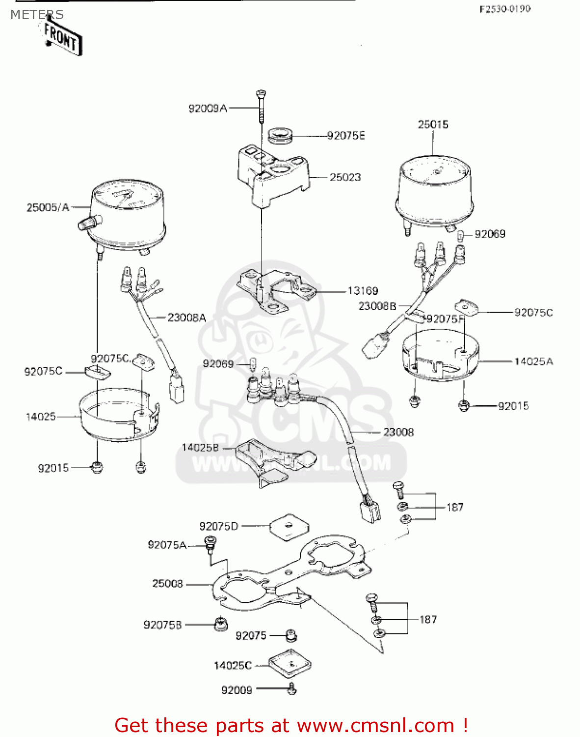 METERS KZ750K2 1984 USA CANADA