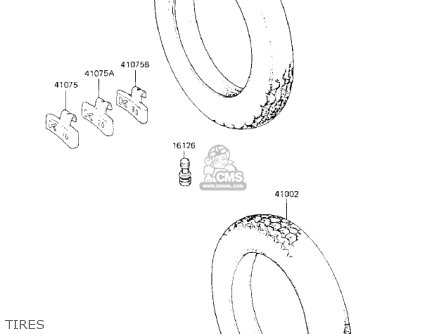 TIRES - KZ750K2 1984 USA CANADA