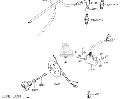 IGNITION - KZ750L3 1983 USA CANADA
