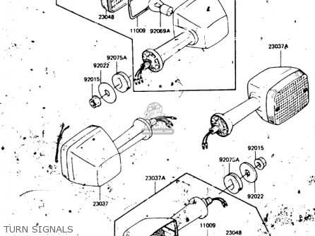 TURN SIGNALS - KZ750L3 1983 USA CANADA