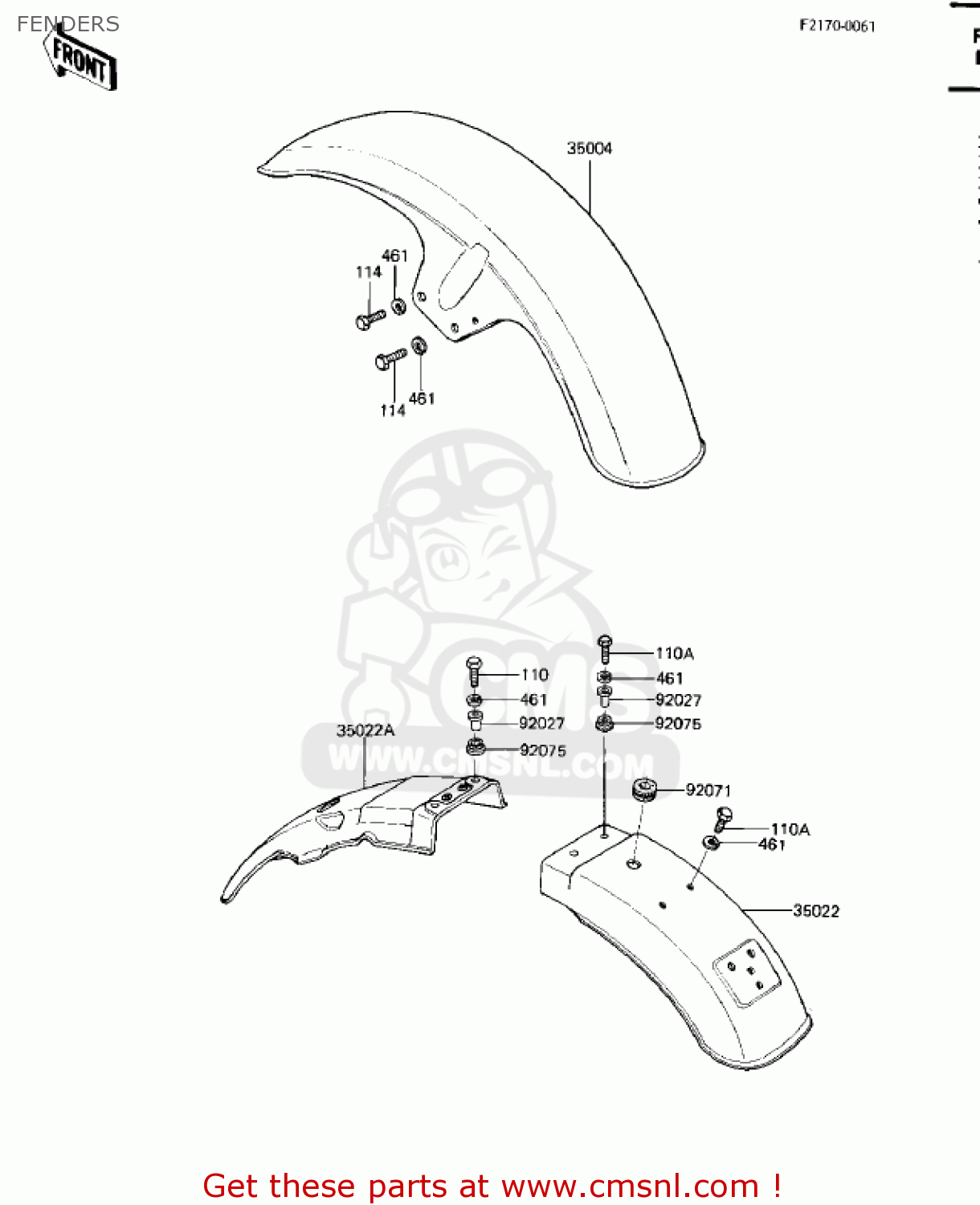FENDERS KZ750M1 CSR TWIN 1982 USA / MPH