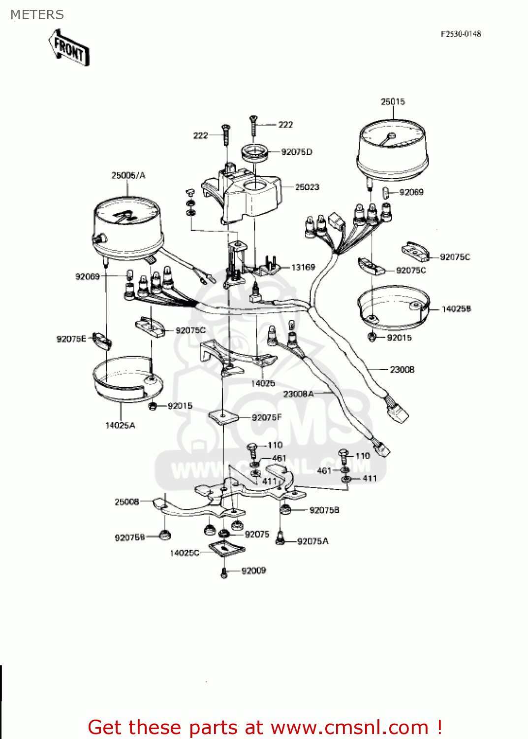 METERS KZ750N1 SPECTRE 1982 USA CANADA