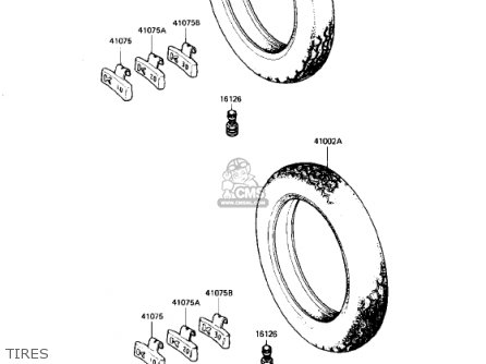 TIRES - KZ750N1 SPECTRE 1982 USA CANADA