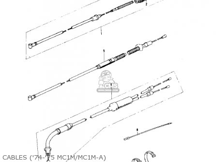 CABLES ('74-'75 MC1M/MC1M-A) - MC1A 1974 USA CANADA