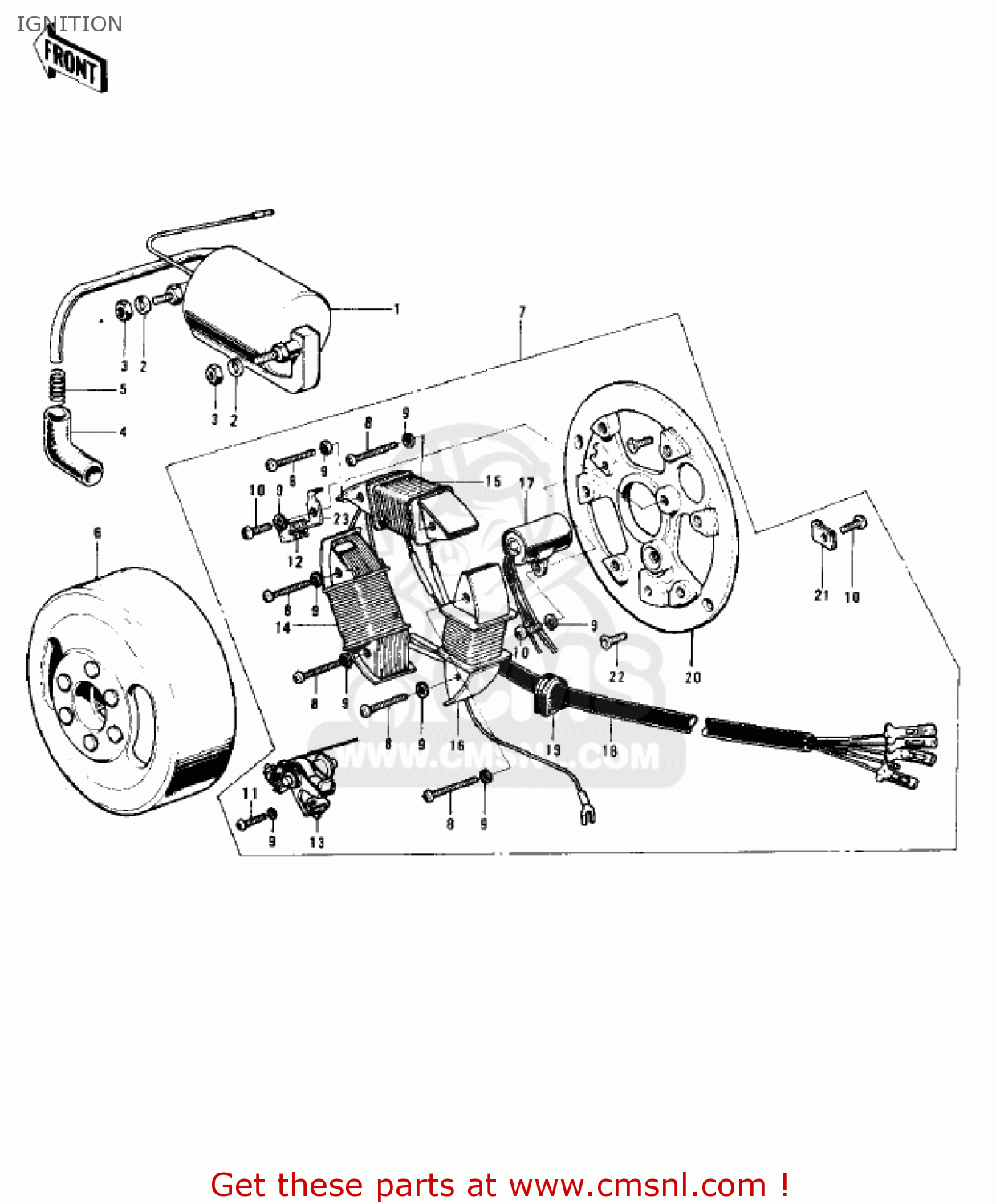 IGNITION MC1B 1975 USA CANADA