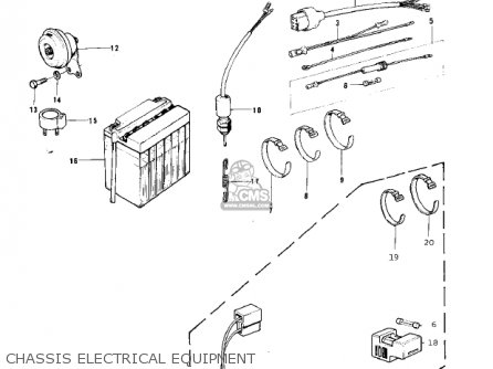 CHASSIS ELECTRICAL EQUIPMENT - MC1B 1975 USA CANADA