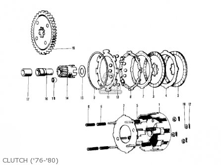 CLUTCH ('76-'80) - MT1B 1974
