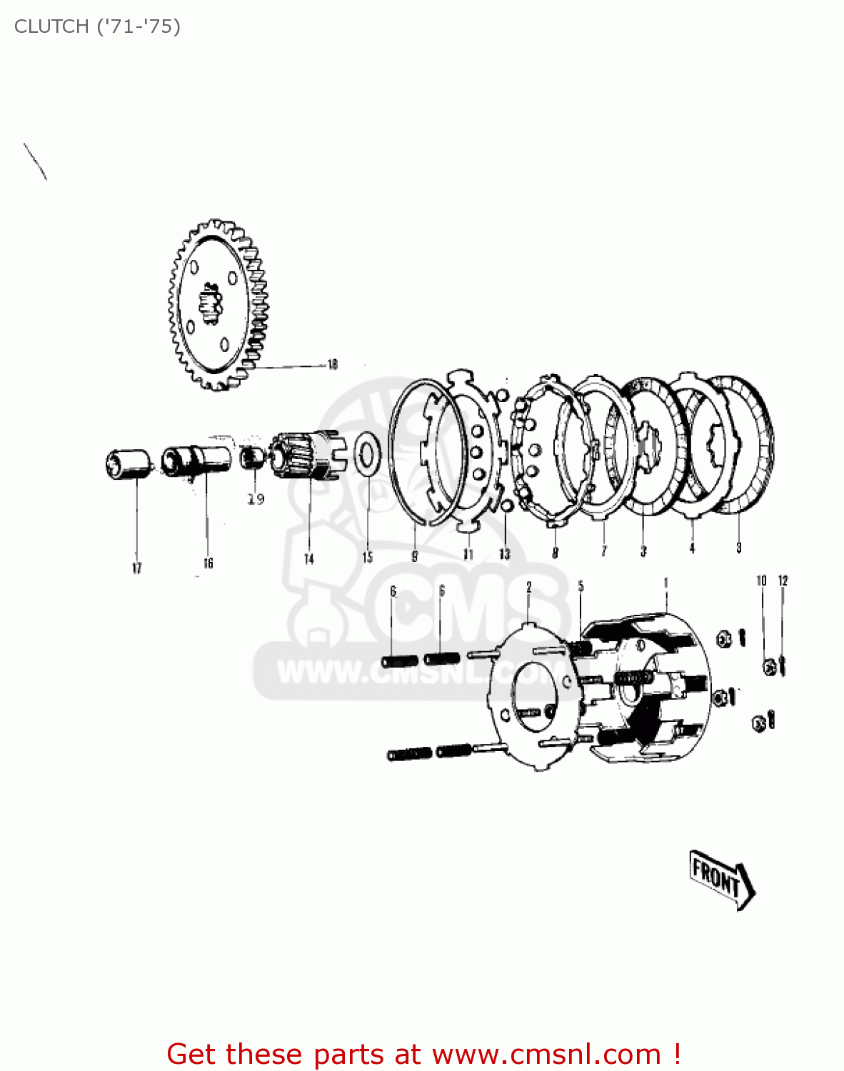 CLUTCH ('71-'75) MT1C 1975