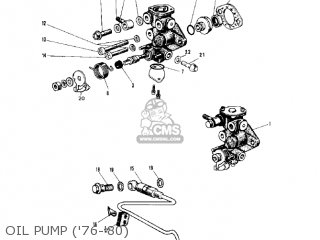 OIL PUMP ('76-'80) - MT1C 1975