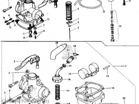 CARBURETOR ('76-'80) - MT1C 1975